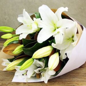 Perth Lock Down Special. Locally Grown Oriental Lilies In Wrap.