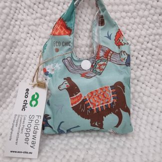 Eco chic foldaway shopping bag