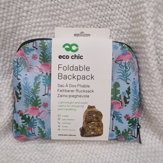 Eco Chic Foldable Backpack - Famingo