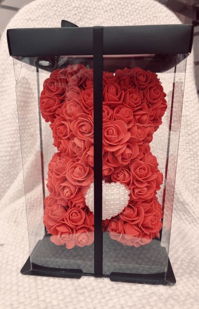 romantic rose teddy
