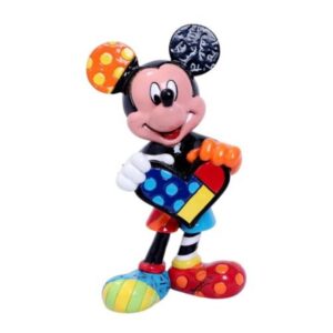 Mini Mickey holding a heart