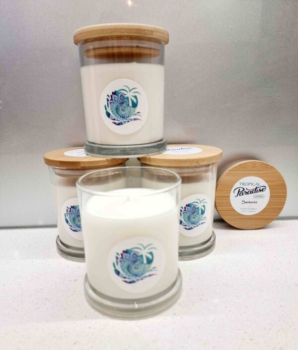 Deluxe Handmade Candles by Tropical Paradise Living.