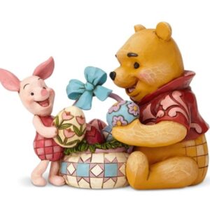 Disney Traditions - 12cm/4.8" Pooh & Piglet Easter Winnie the Pooh & Friends, Spring Surprise