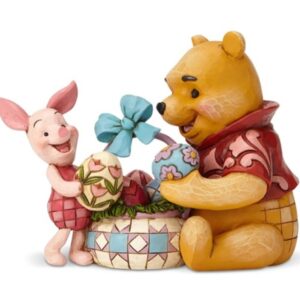 Disney Traditions - 12cm/4.8" Pooh & Piglet Easter Winnie the Pooh & Friends, Spring Surprise