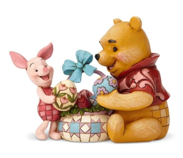 Disney Traditions - 12cm/4.8" Pooh & Piglet Easter Winnie the Pooh & Friends, Spring Surprise