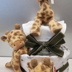 Giraffe Nappy cake