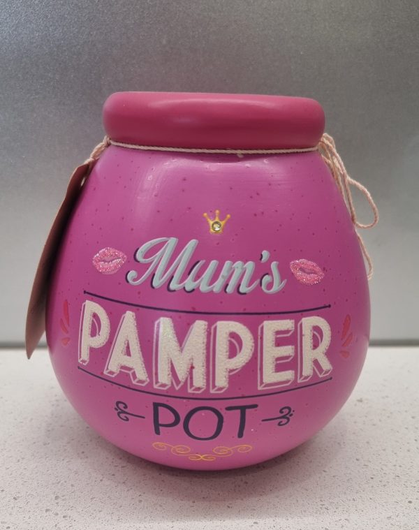 Mums, Money Pamper Pot.