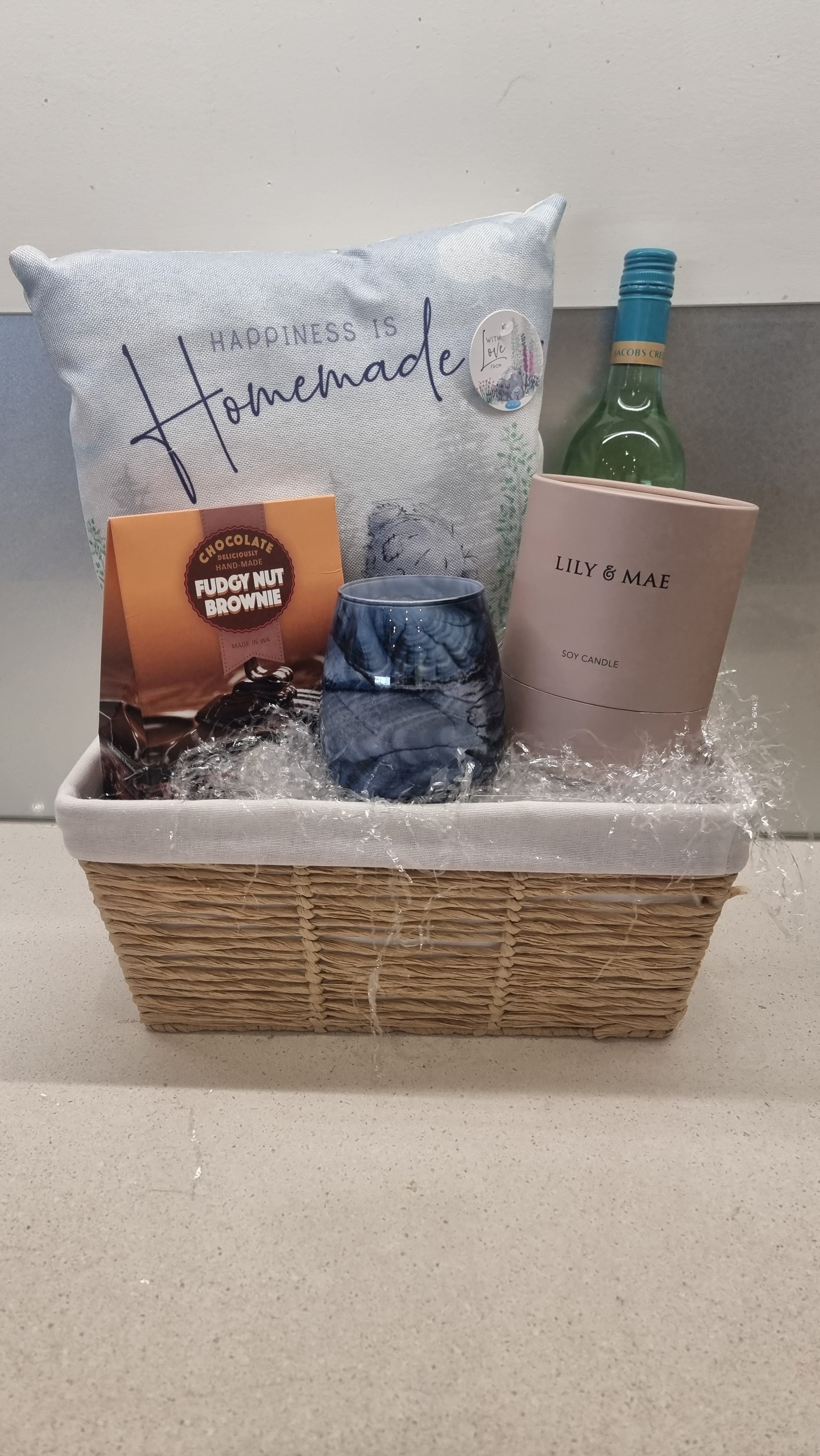 Happiness is Home made, gift basket