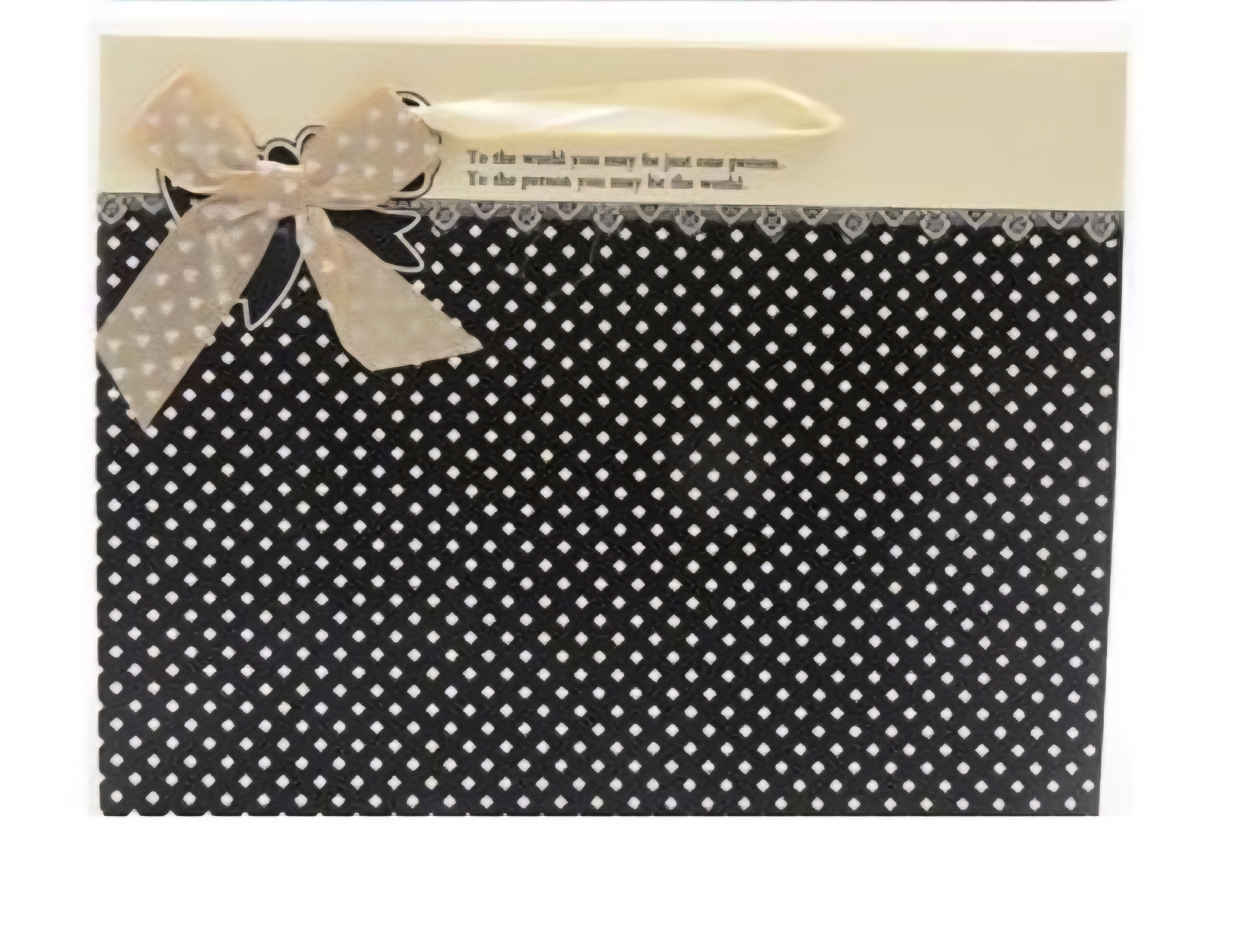 Fancy Gift Bag - Black