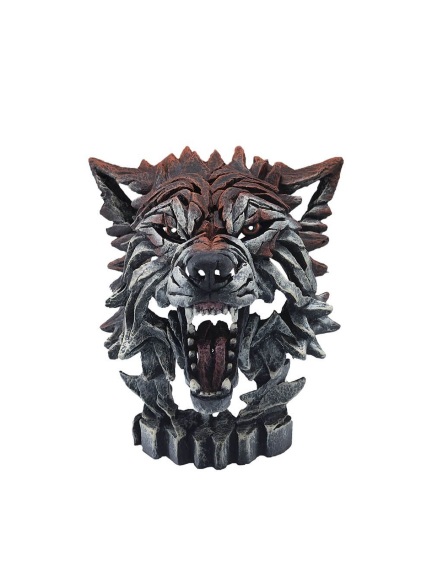 EDGE MINIATURE WOLF BUST